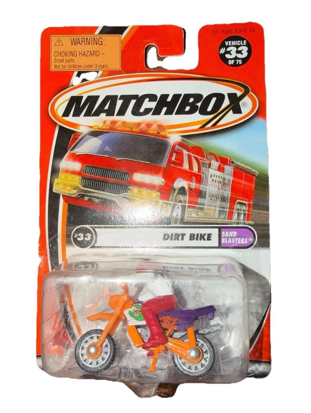 Matchbox 2000 Dirt Bike Motorcycle Sand Blasters #33 Of 75